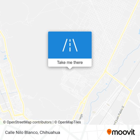 Mapa de Calle Nilo Blanco