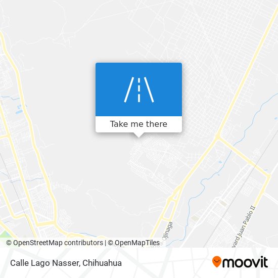 Calle Lago Nasser map