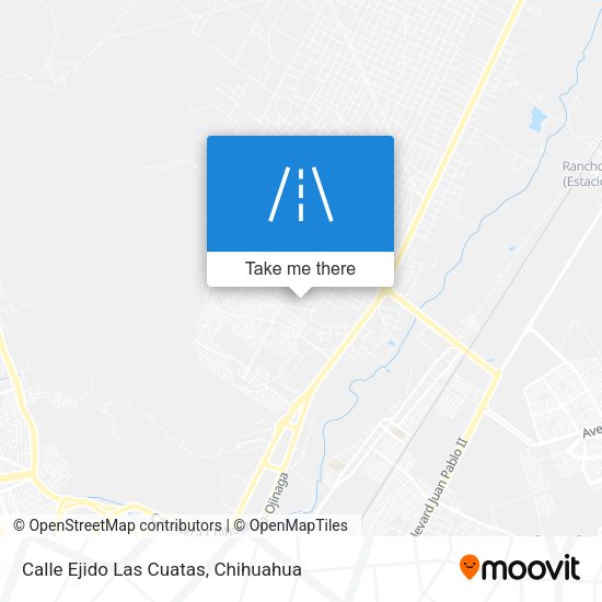Calle Ejido Las Cuatas map