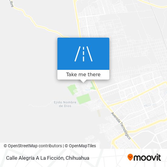 Calle Alegría A La Ficción map