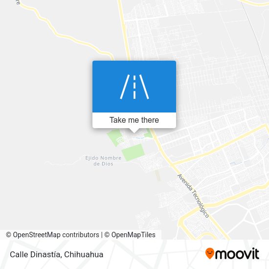 Calle Dinastía map