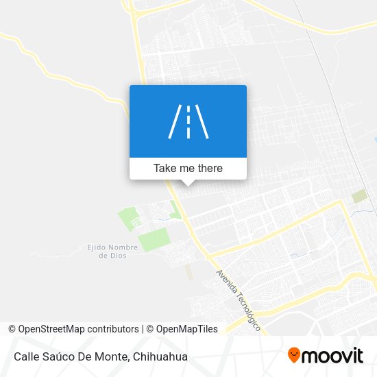 Mapa de Calle Saúco De Monte