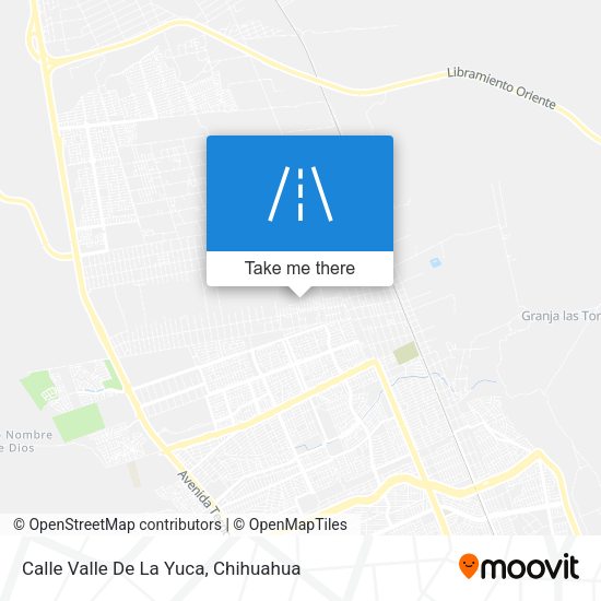 Calle Valle De La Yuca map