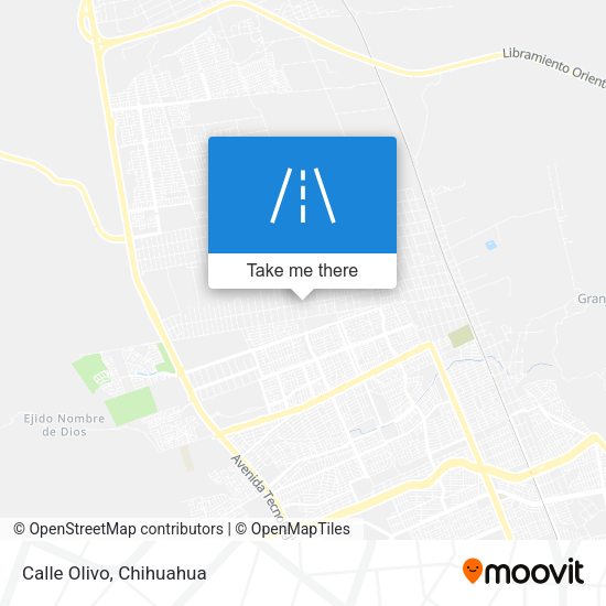 Mapa de Calle Olivo
