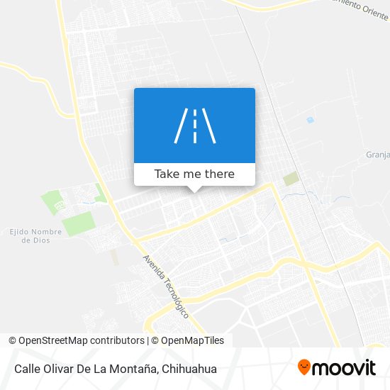 Calle Olivar De La Montaña map
