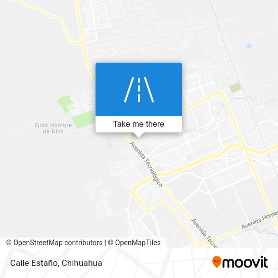 Mapa de Calle Estaño