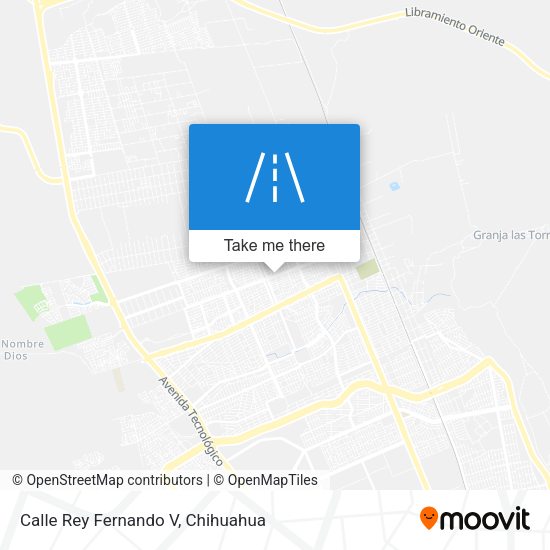 Calle Rey Fernando V map