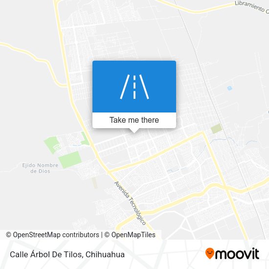 Calle Árbol De Tilos map