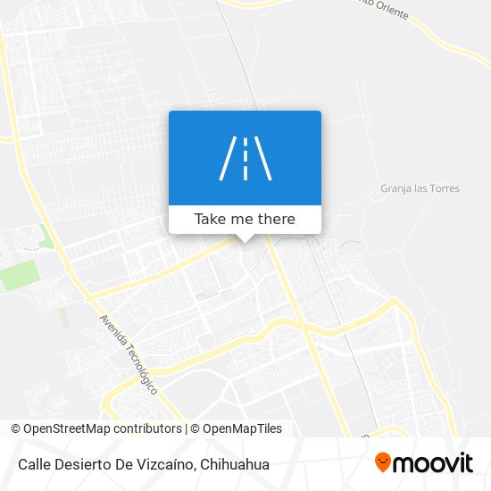 Calle Desierto De Vizcaíno map