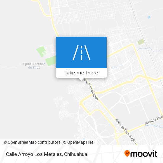 Calle Arroyo Los Metales map