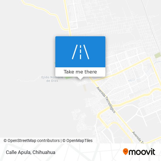 Calle Apula map