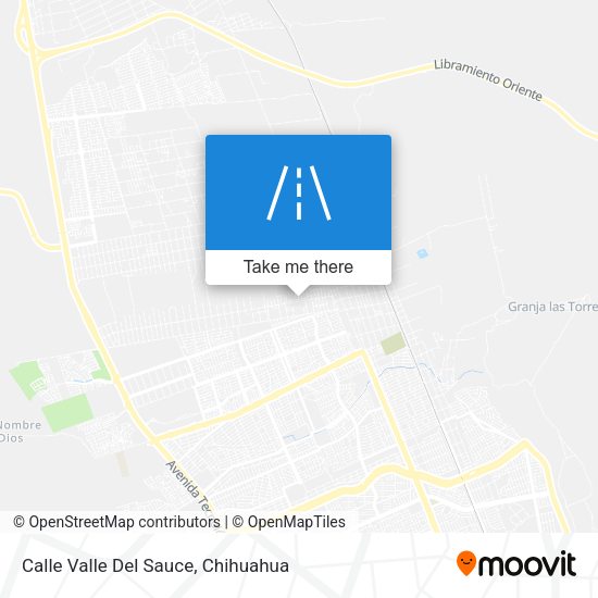 Calle Valle Del Sauce map
