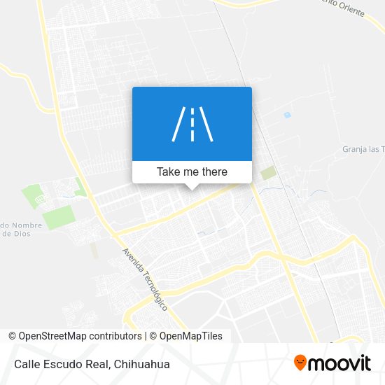 Mapa de Calle Escudo Real