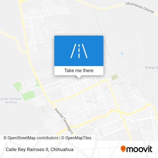 Calle Rey Ramses II map