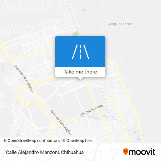 Calle Alejandro Manzoni map