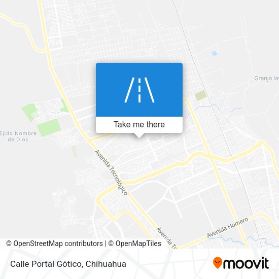 Calle Portal Gótico map