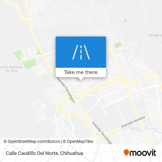 Calle Caudillo Del Norte map