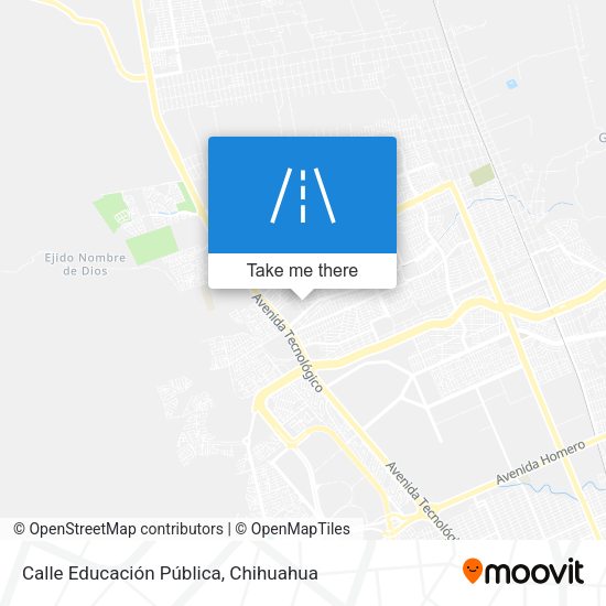 Calle Educación Pública map