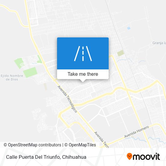 Calle Puerta Del Triunfo map