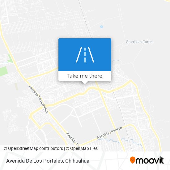 Avenida De Los Portales map