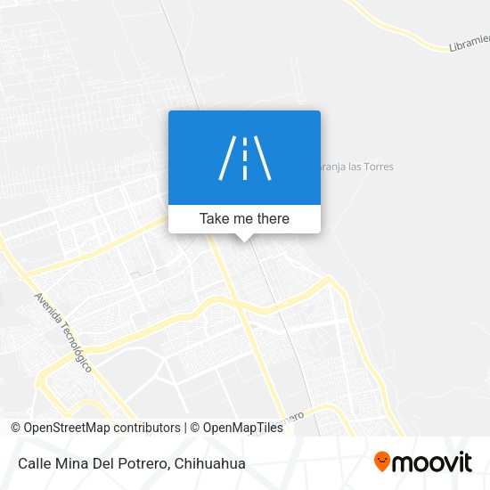 Calle Mina Del Potrero map