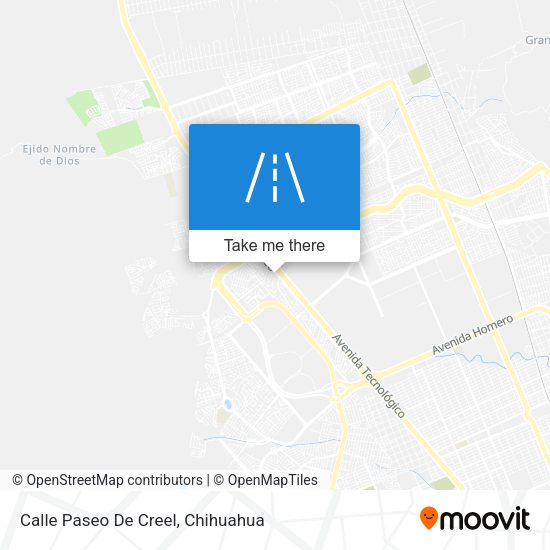 Mapa de Calle Paseo De Creel