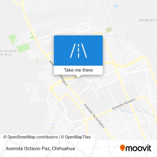 Mapa de Avenida Octavio Paz