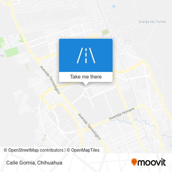 Mapa de Calle Gomia
