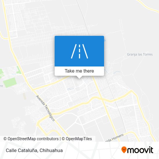 Calle Cataluña map