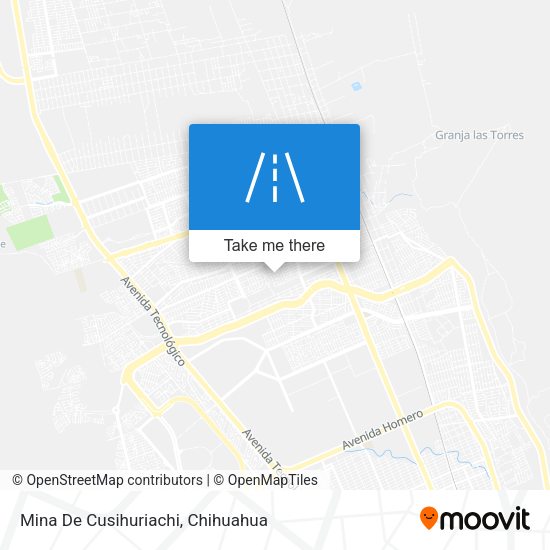 Mina De Cusihuriachi map