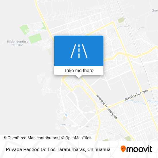 Privada Paseos De Los Tarahumaras map