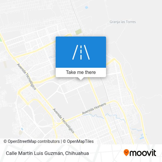 Calle Martín Luis Guzmán map