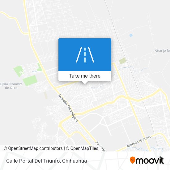 Calle Portal Del Triunfo map