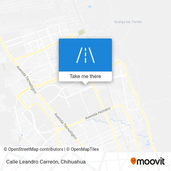 Calle Leandro Carreón map