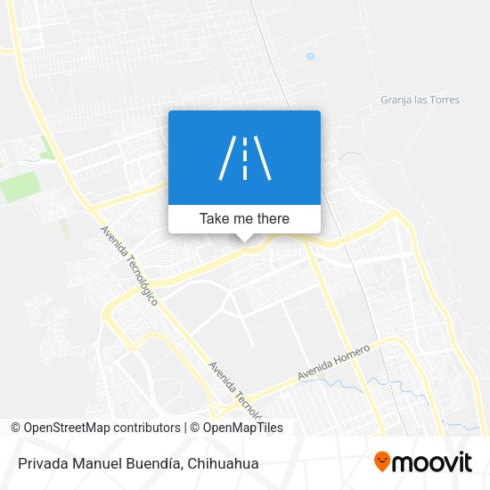 Mapa de Privada Manuel Buendía