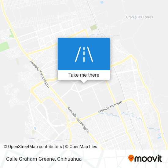 Mapa de Calle Graham Greene