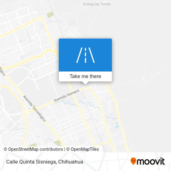 Calle Quinta Sisniega map