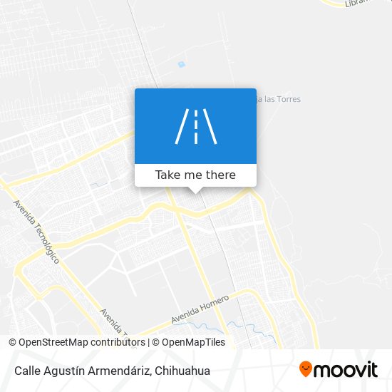 Calle Agustín Armendáriz map