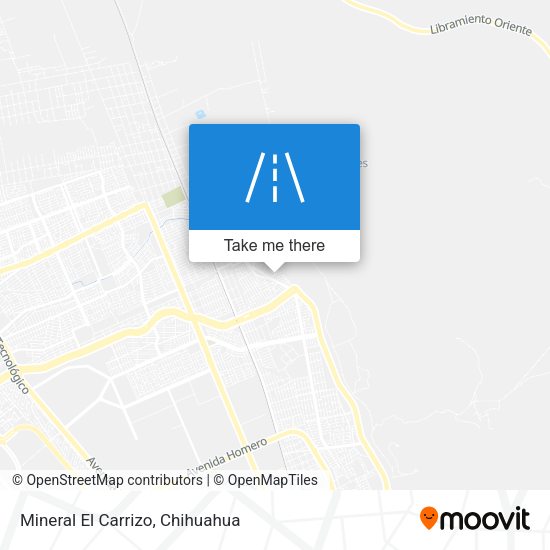 Mapa de Mineral El Carrizo