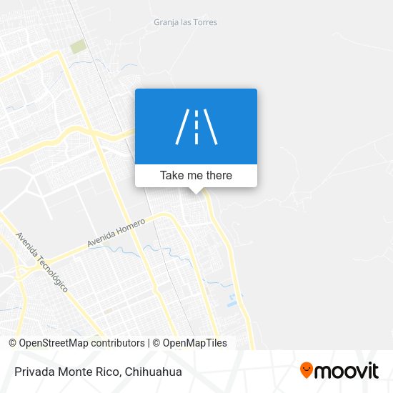 Mapa de Privada Monte Rico