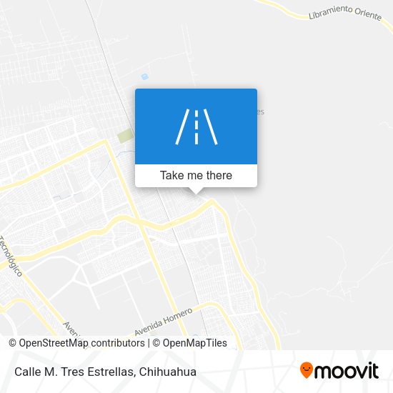 Calle M. Tres Estrellas map