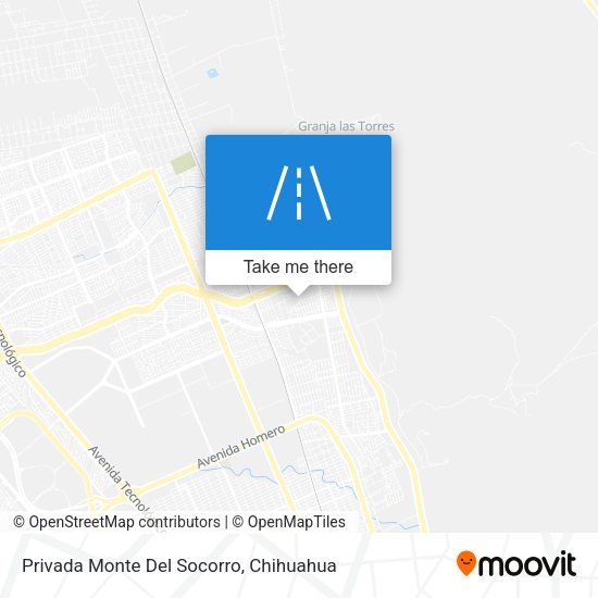 Privada Monte Del Socorro map