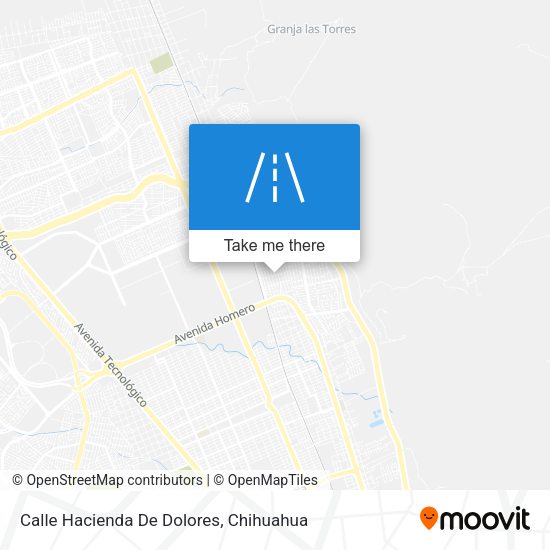 Calle Hacienda De Dolores map