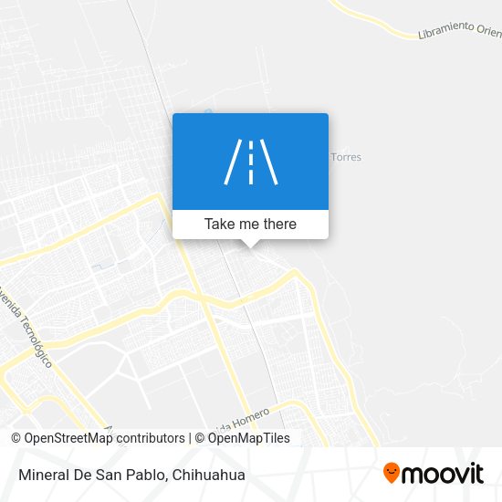 Mapa de Mineral De San Pablo