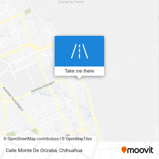 Calle Monte De Orizaba map