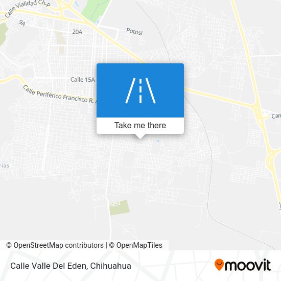 Calle Valle Del Eden map