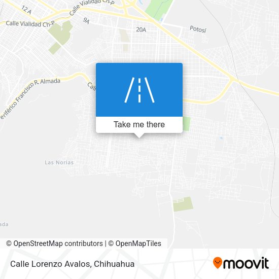 Calle Lorenzo Avalos map
