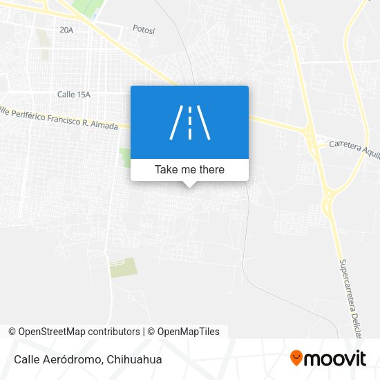 Calle Aeródromo map