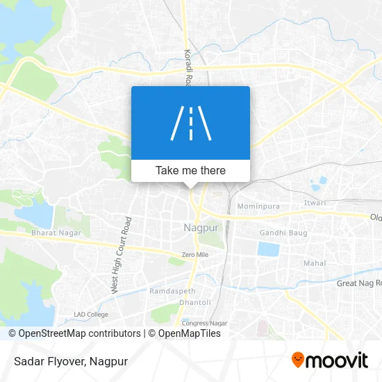 Sadar Flyover map