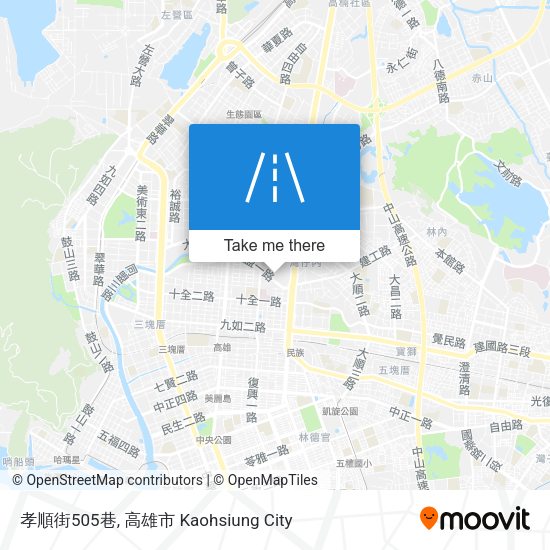 孝順街505巷地圖